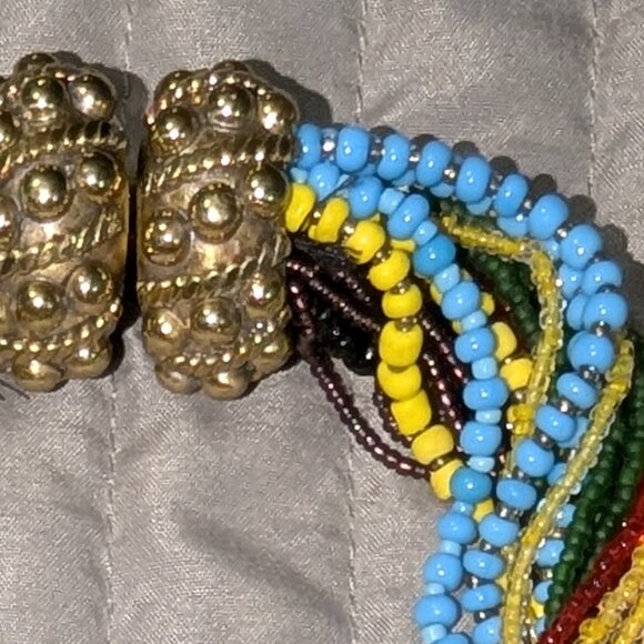 Luisa Conti Beaded Necklace **With Loose Strands SEE PHOTOS 1780 - Picture 6 of 11